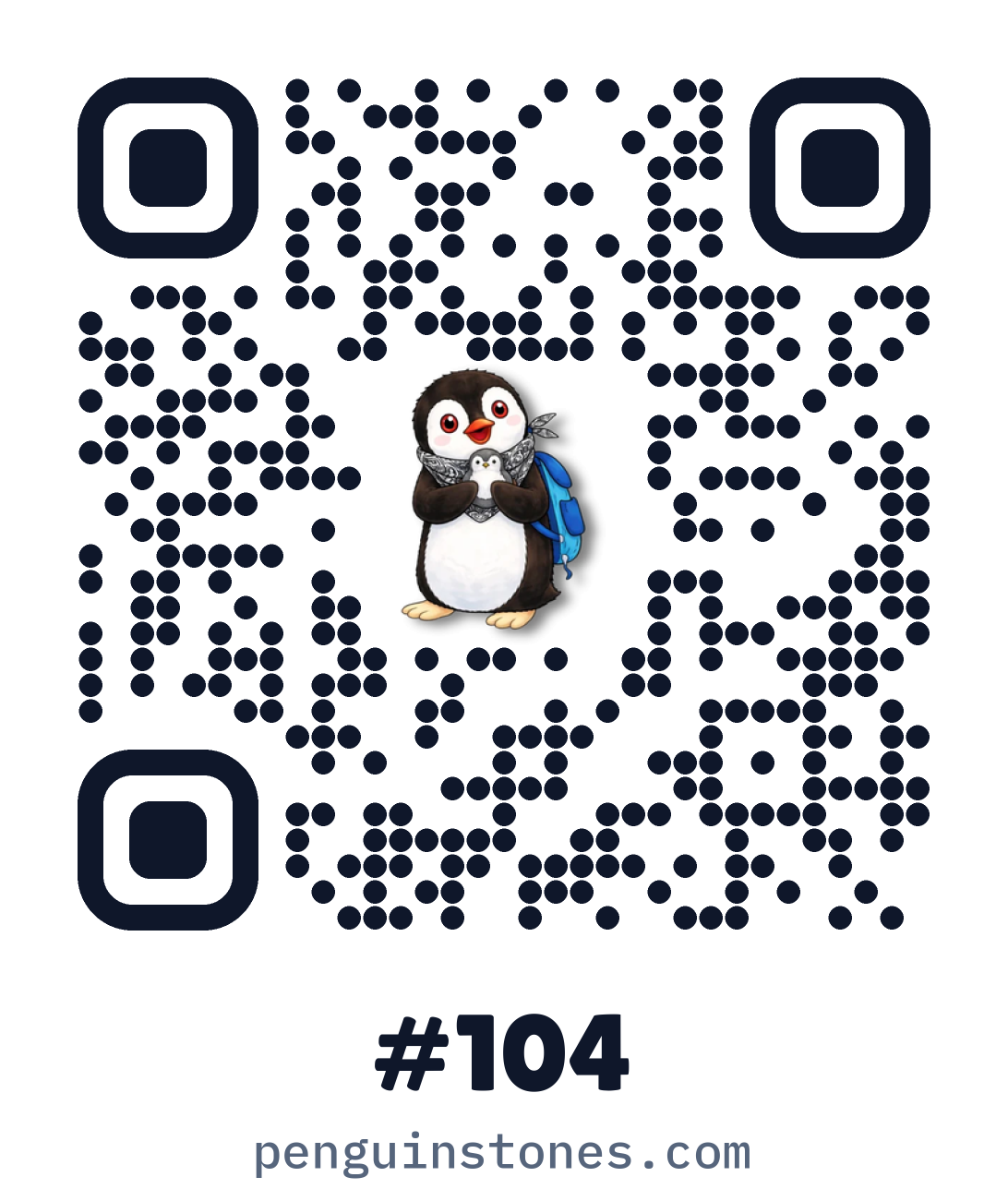 QR code of stone #104