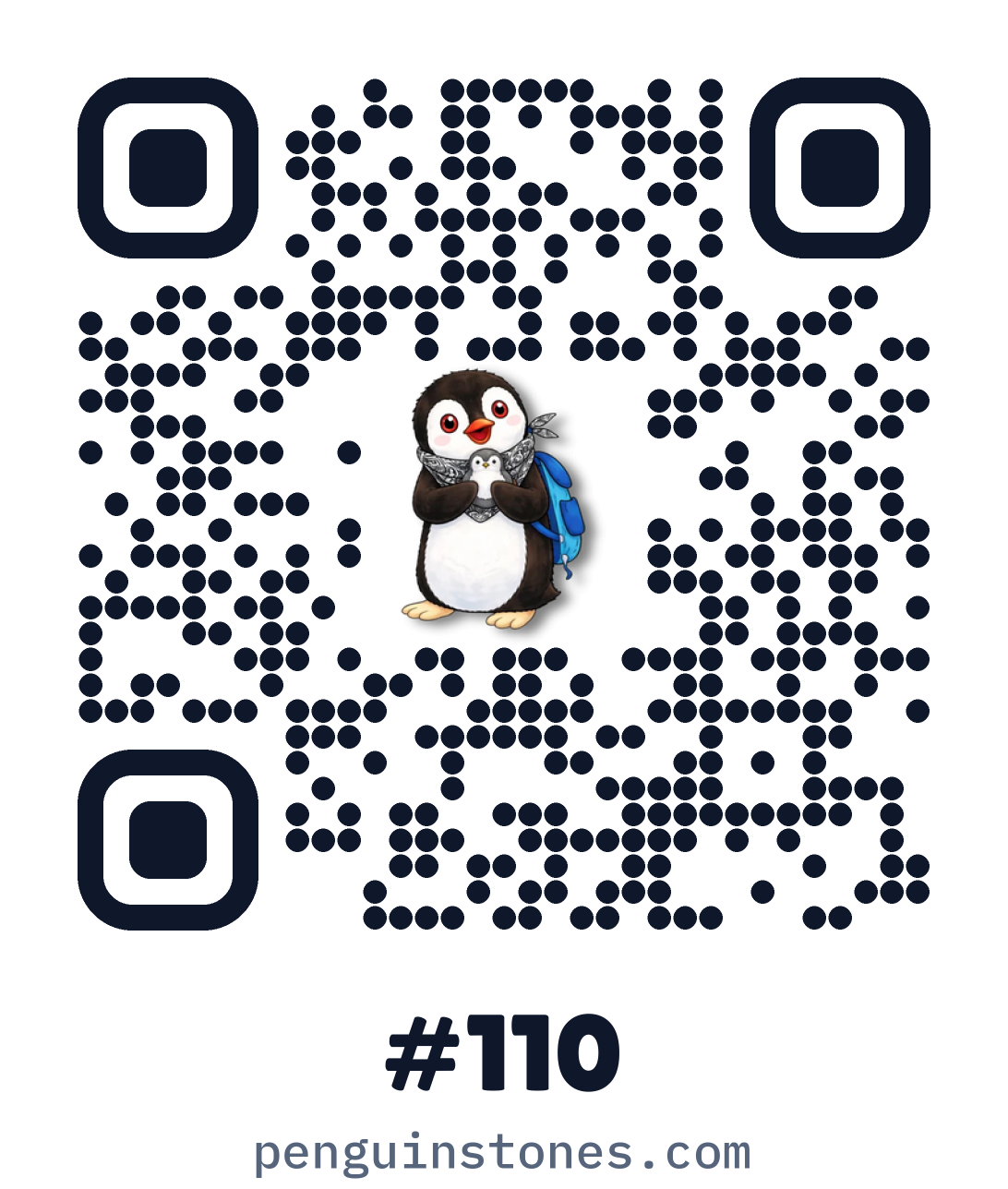 QR code of stone #110