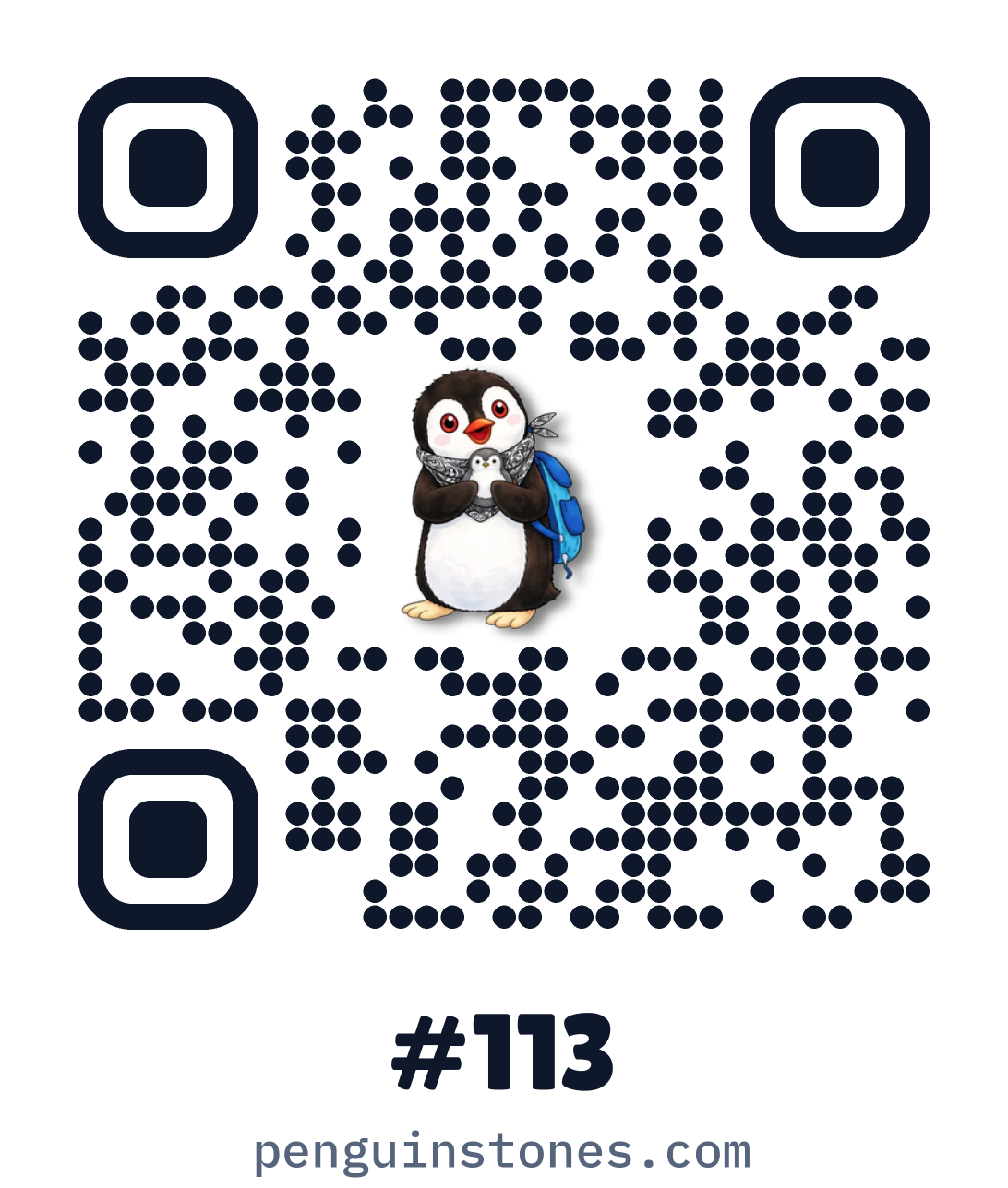 QR code of stone #113