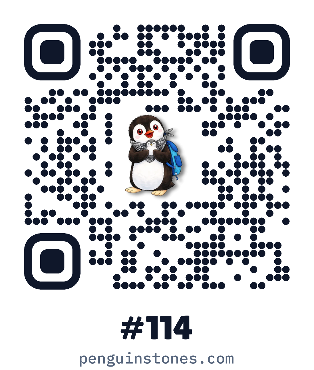 QR code of stone #114
