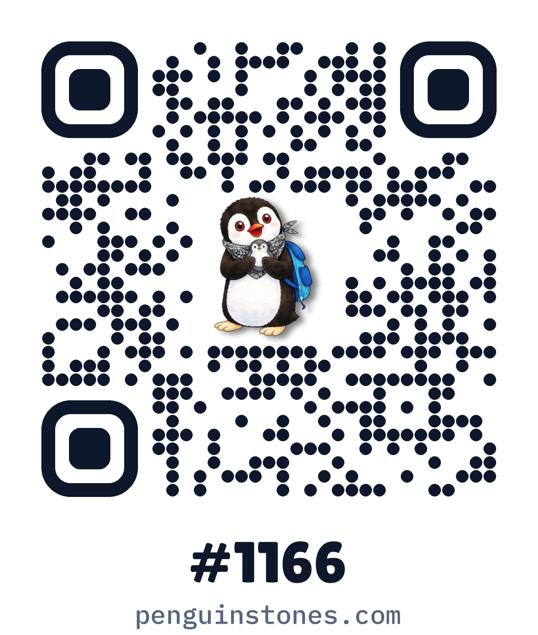 QR code of stone #1166