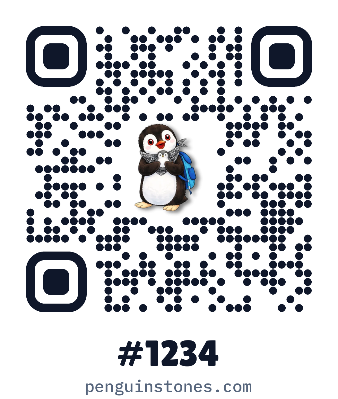 QR code of stone #1234