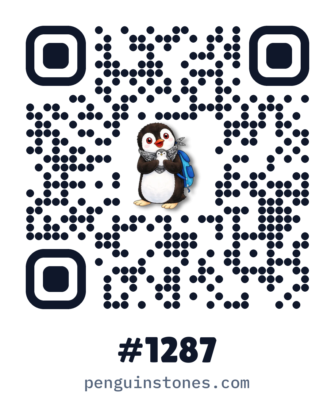 QR code of stone #1287