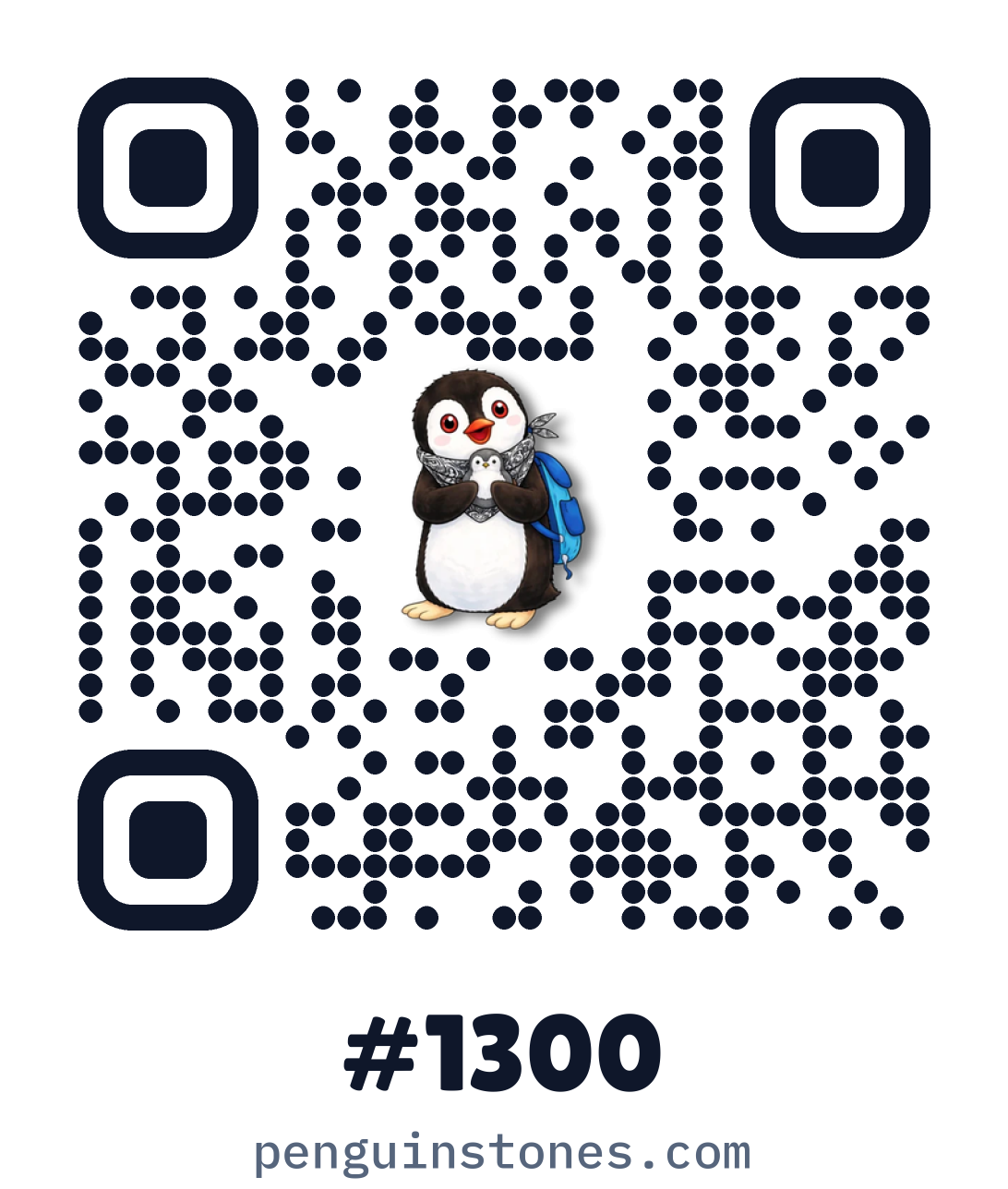 QR code of stone #1300