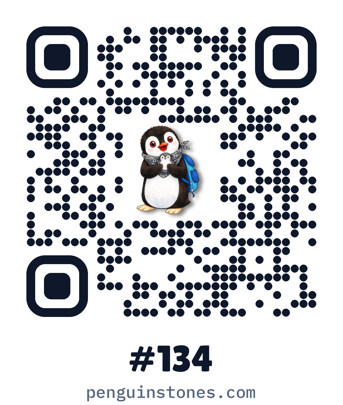QR code of stone #134