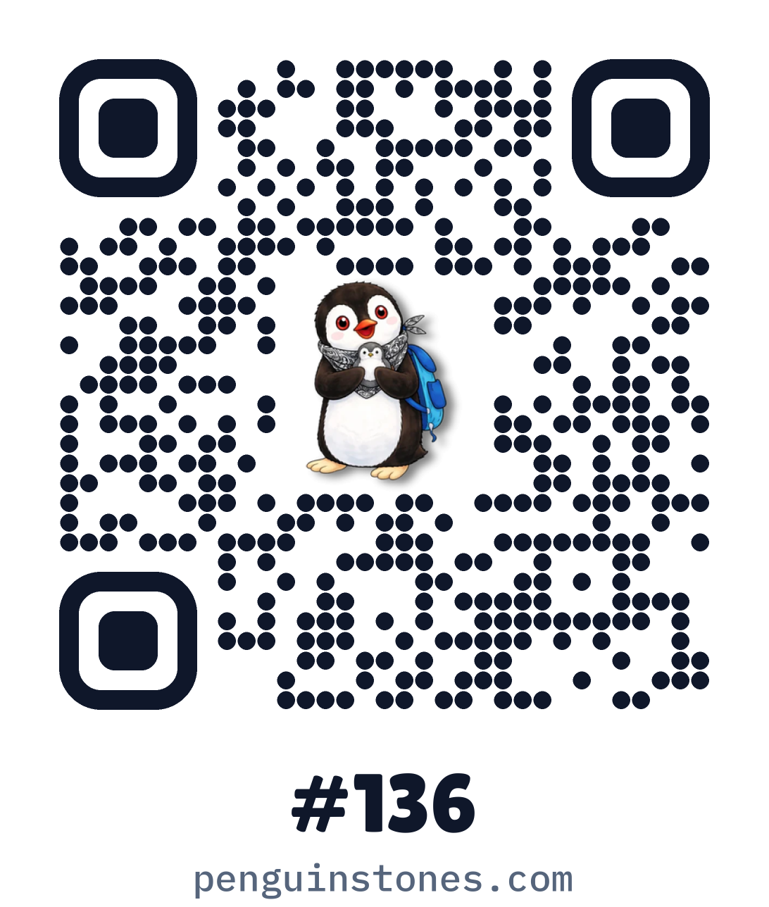 QR code of stone #136
