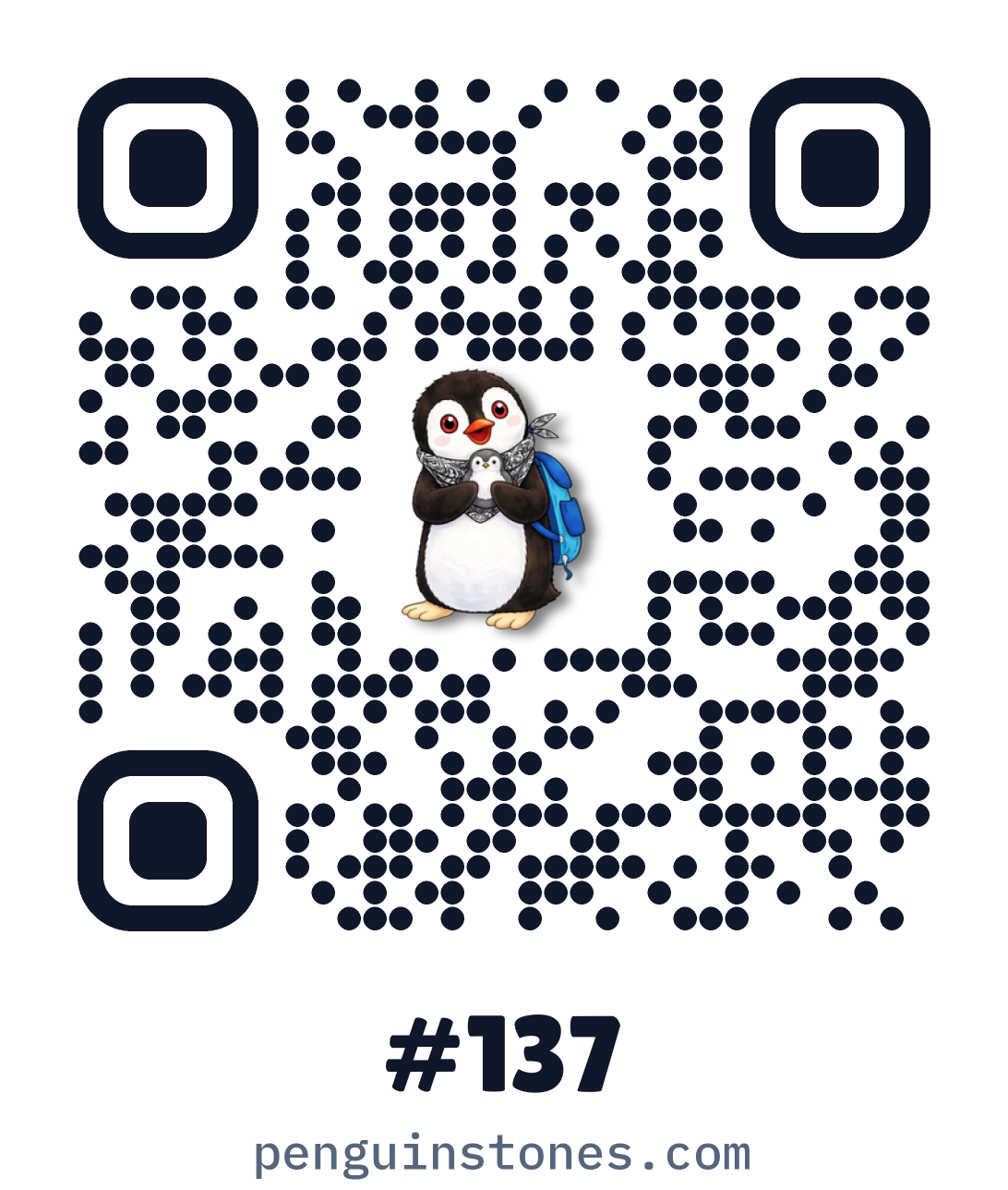 QR code of stone #137