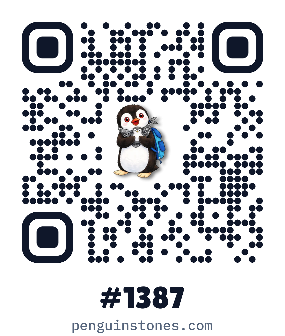QR code of stone #1387