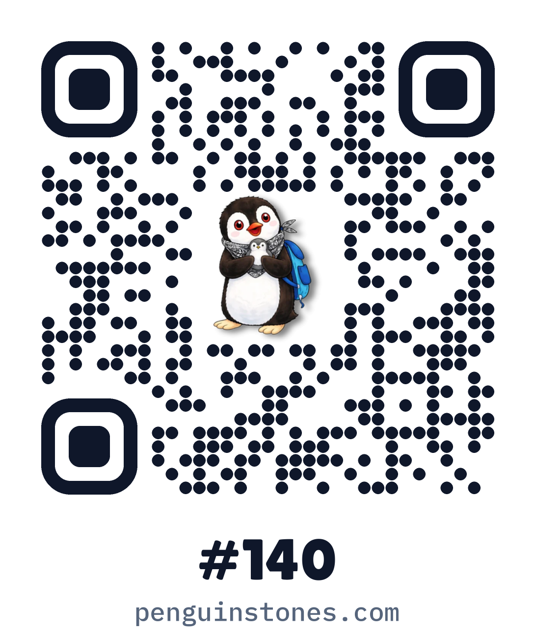 QR code of stone #140