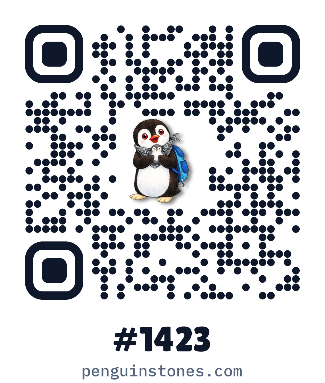 QR code of stone #1423