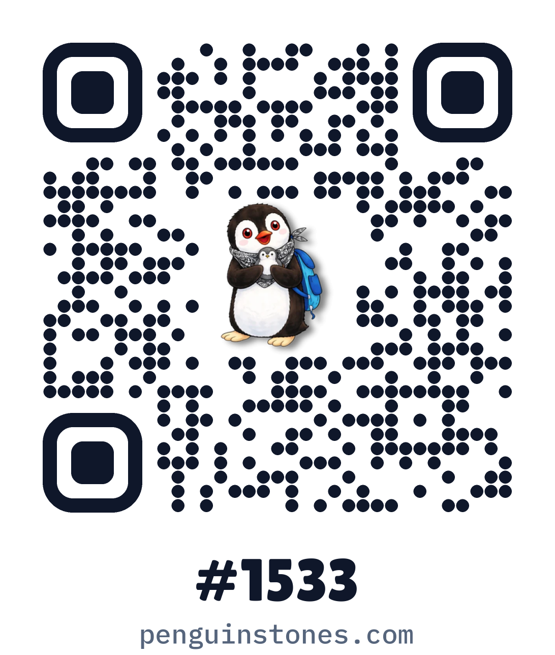 QR kód kameňa #1533