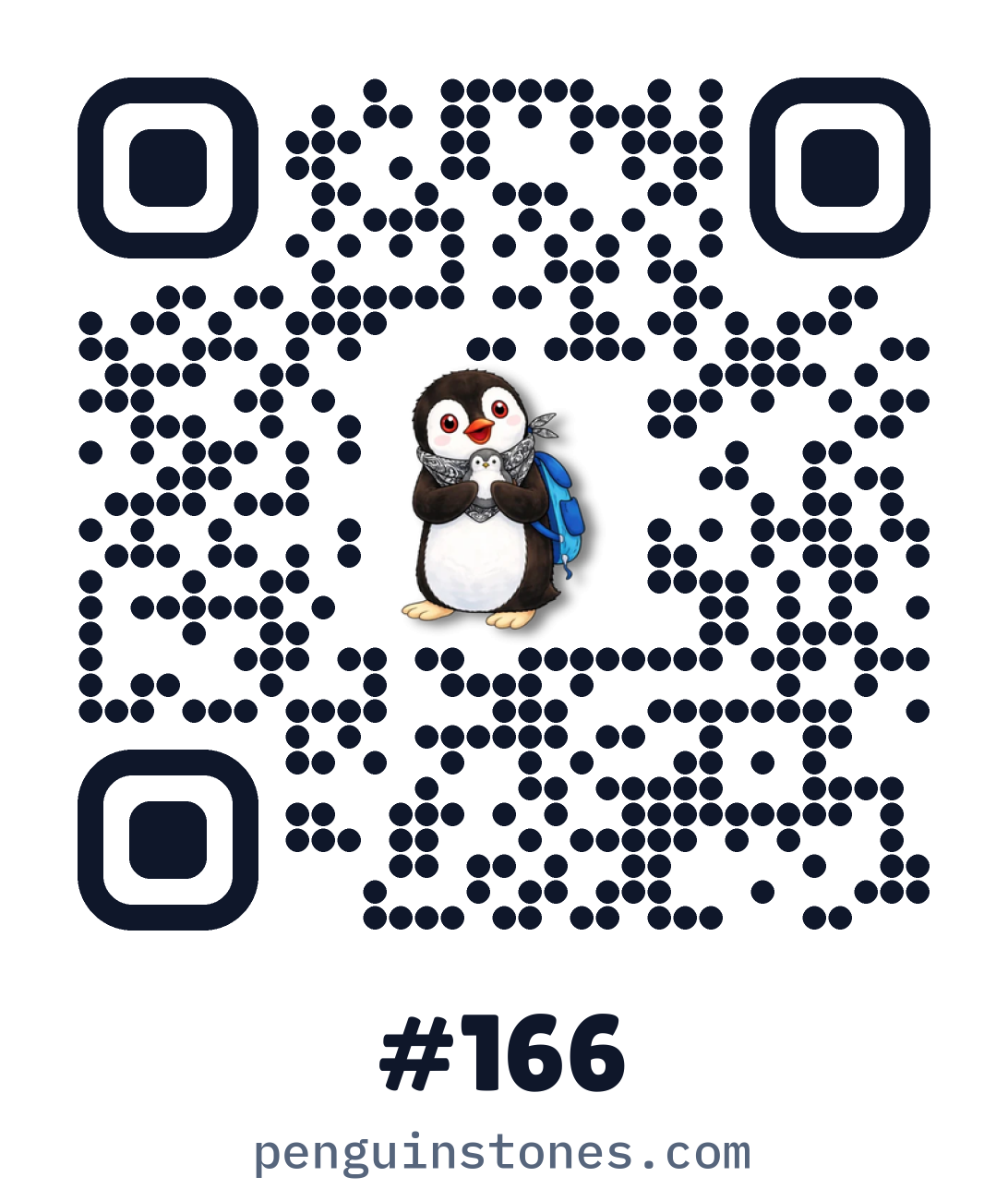 QR code of stone #166