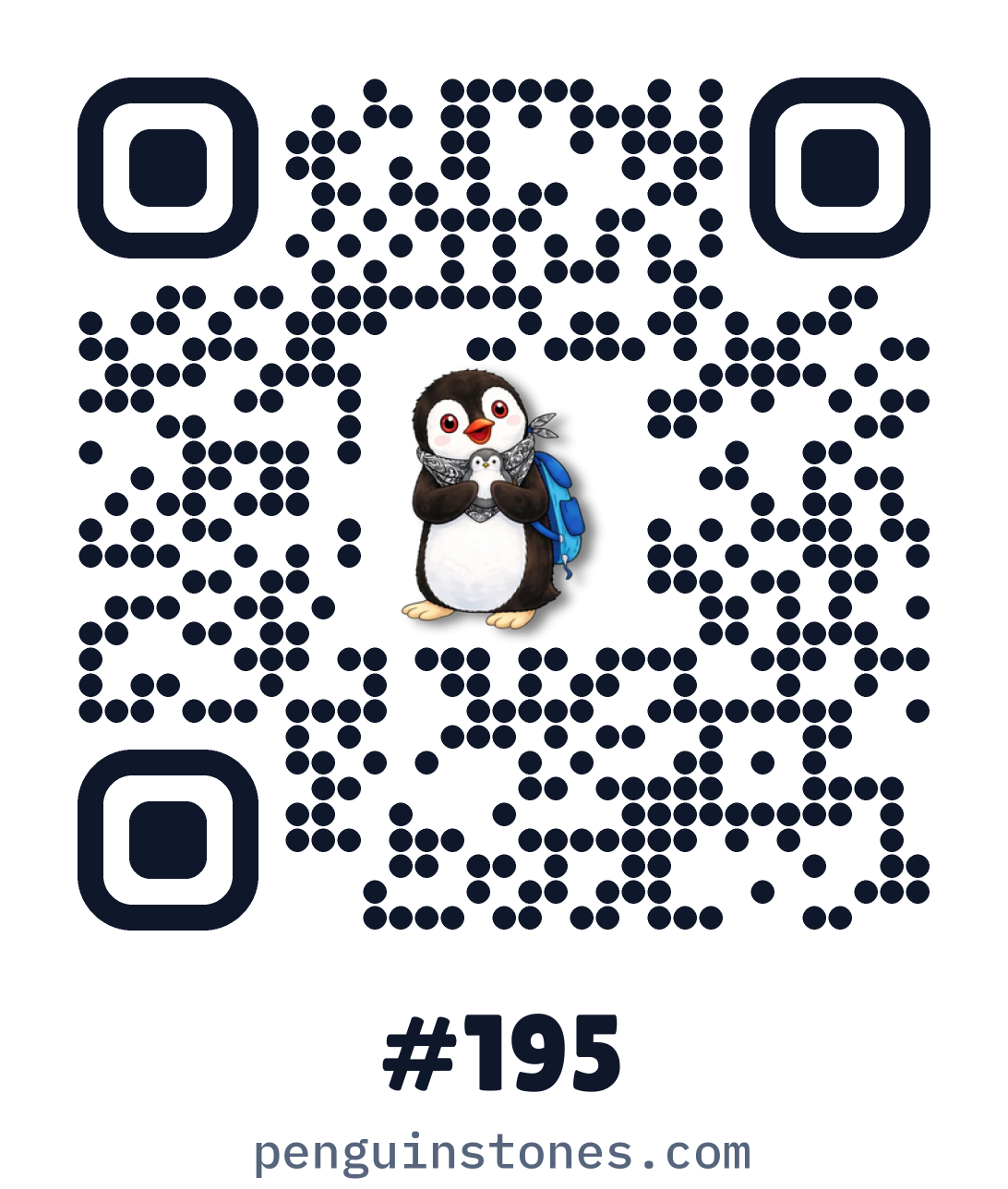 QR code of stone #195