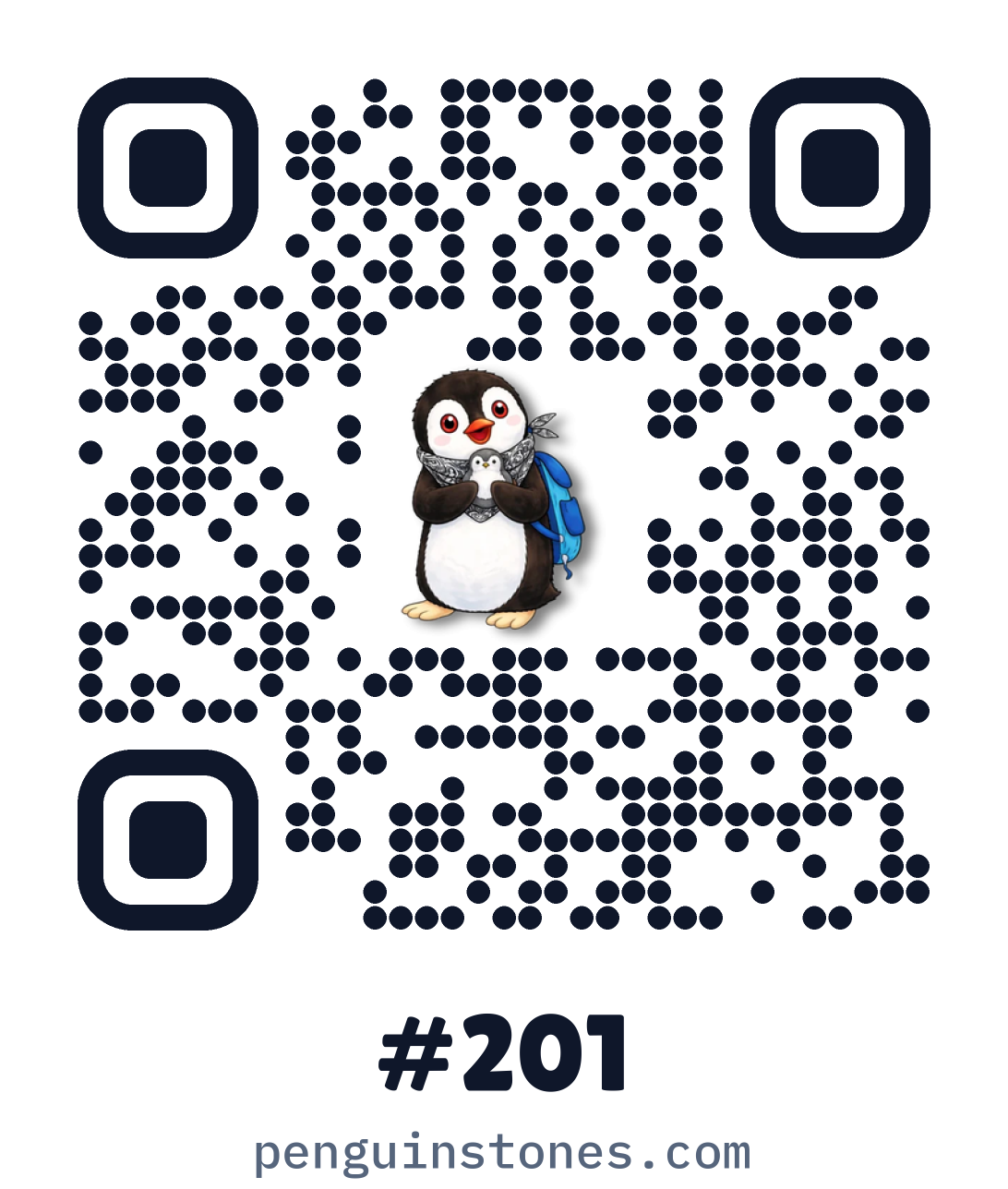 QR code of stone #201