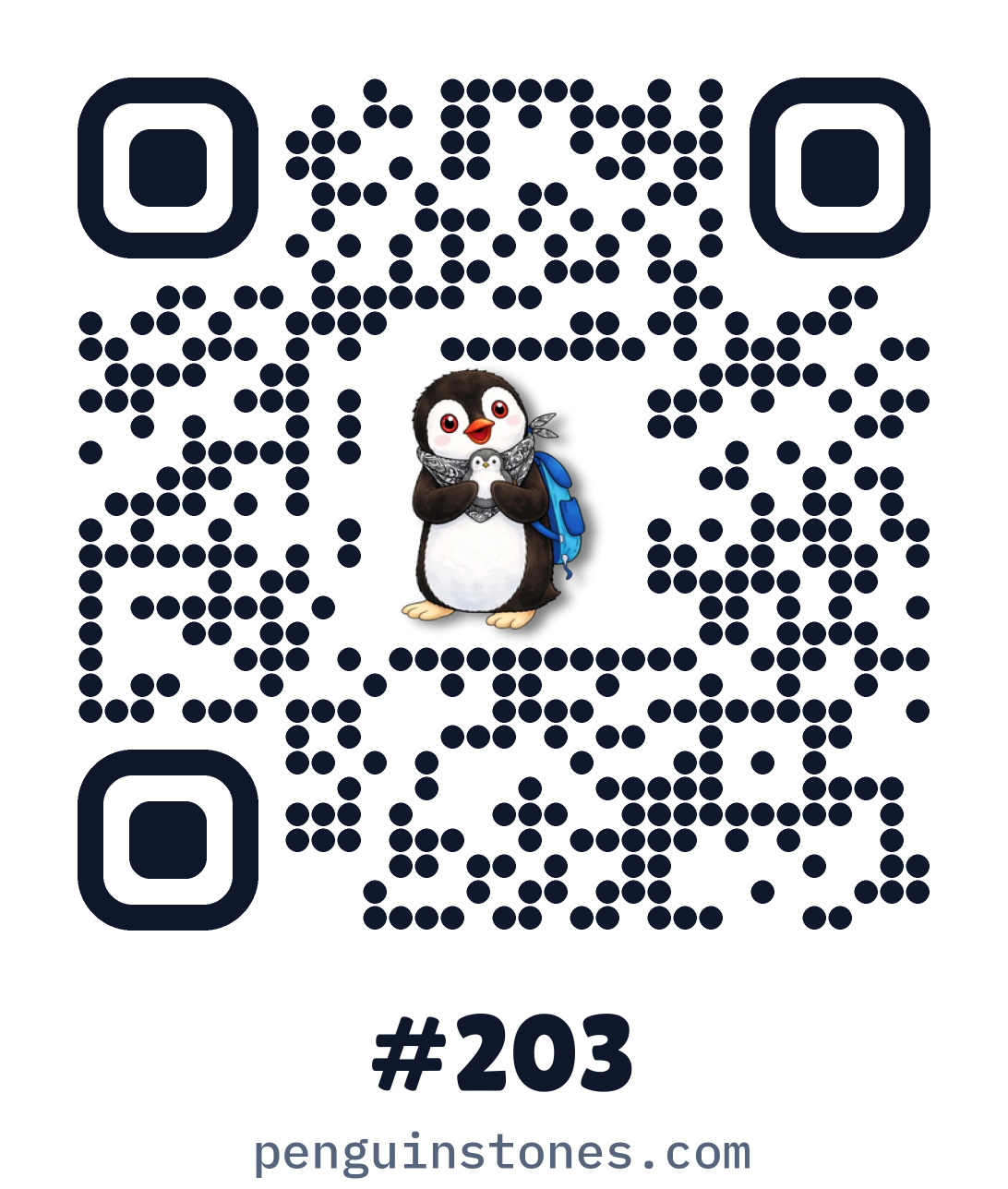 QR code of stone #203