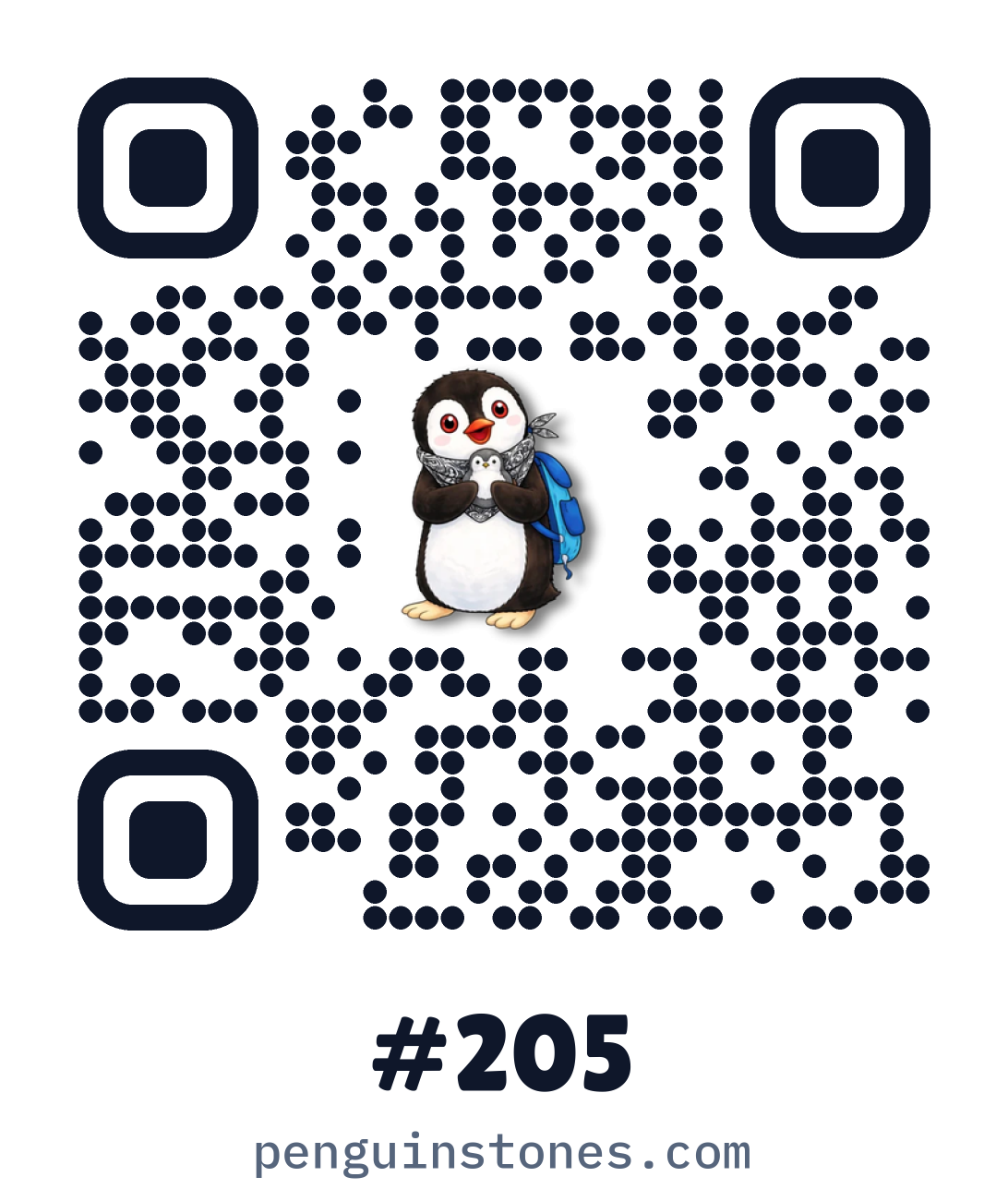 QR code of stone #205