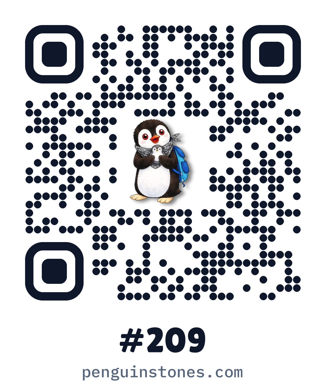 QR code of stone #209