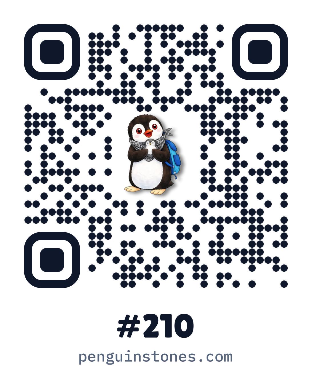 QR code of stone #210