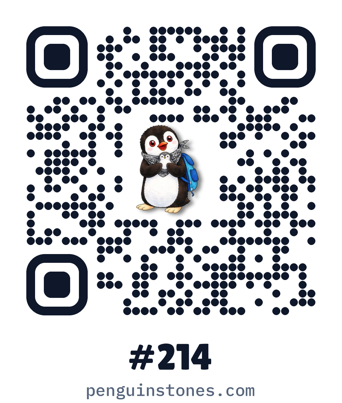 QR code of stone #214