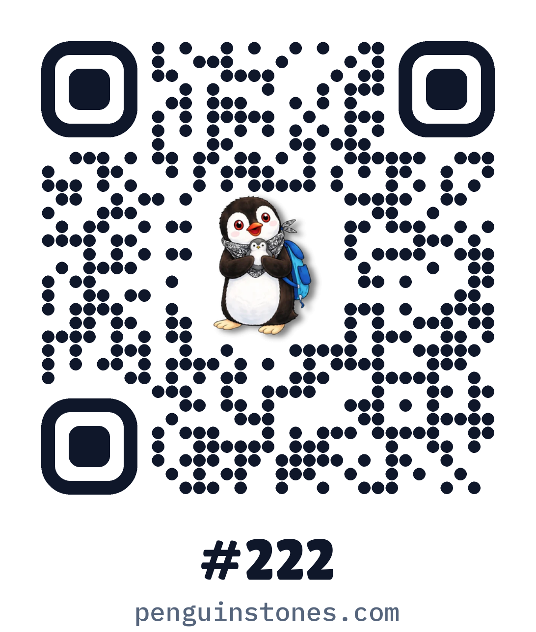 QR code of stone #222