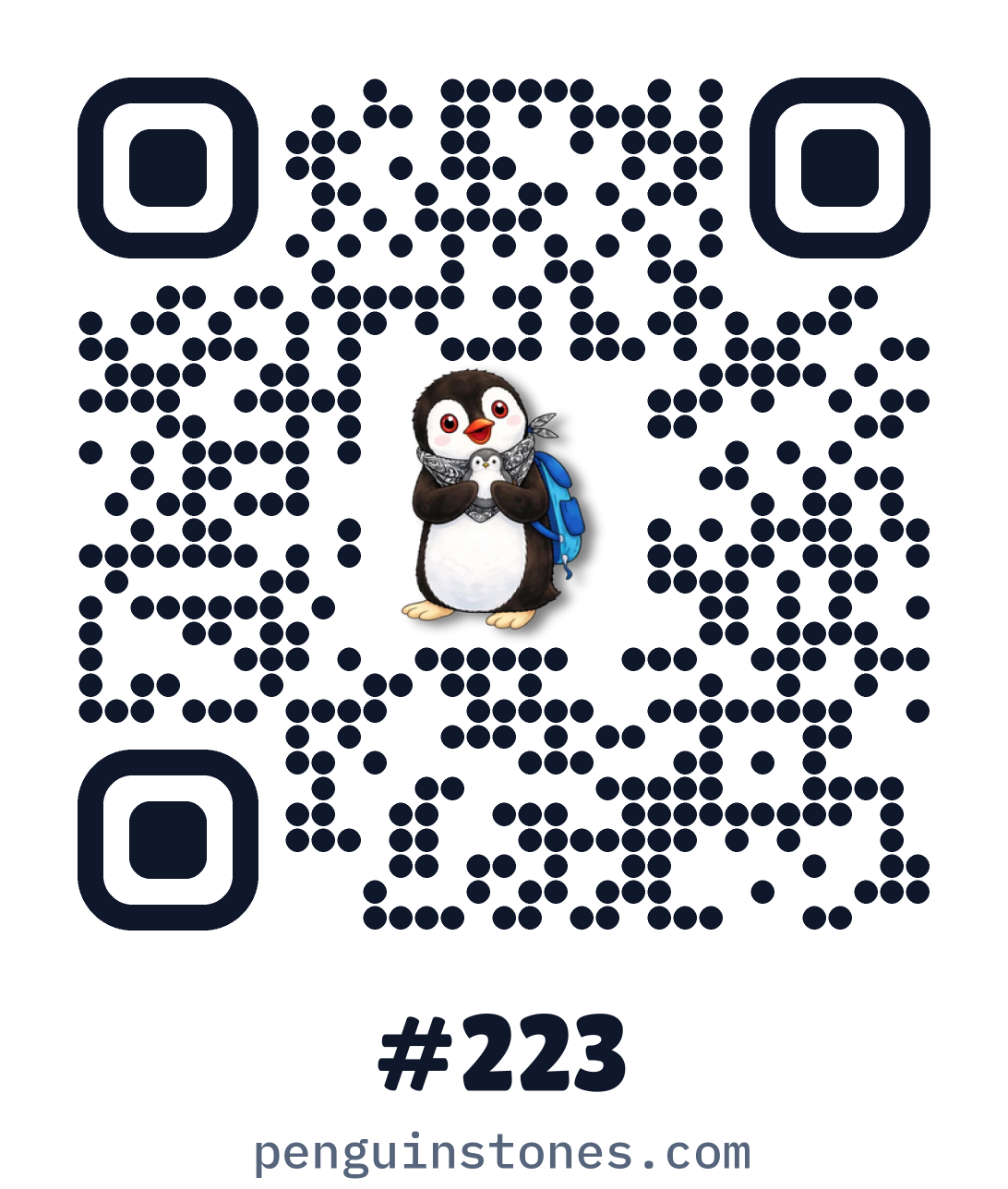 QR code of stone #223