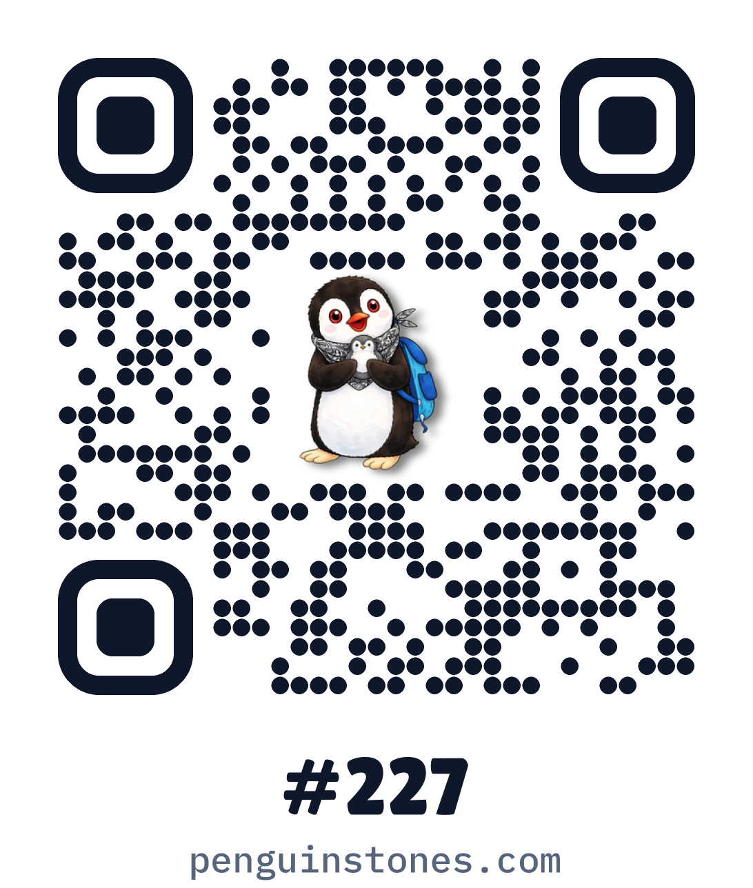 QR code of stone #227
