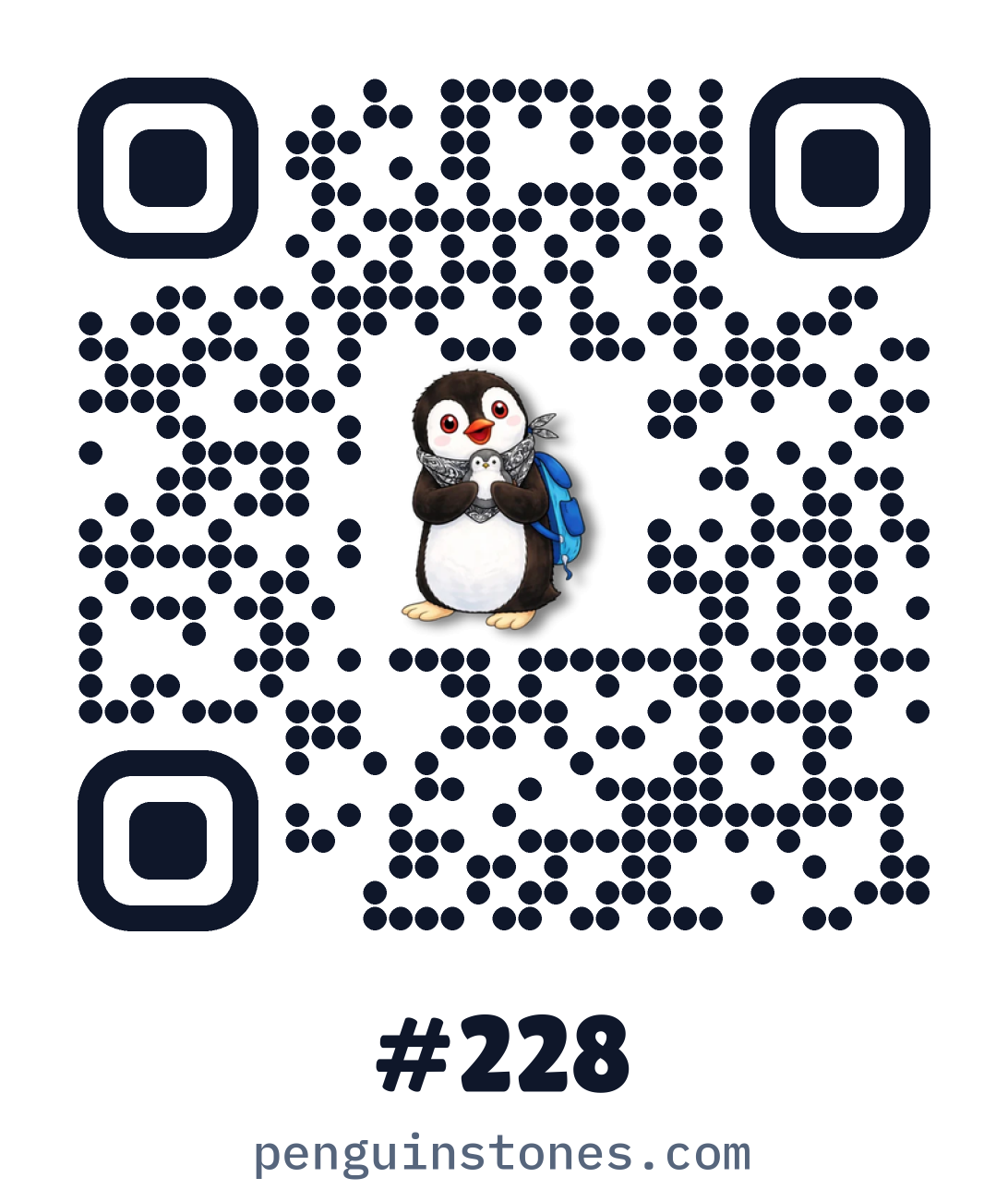 QR code of stone #228