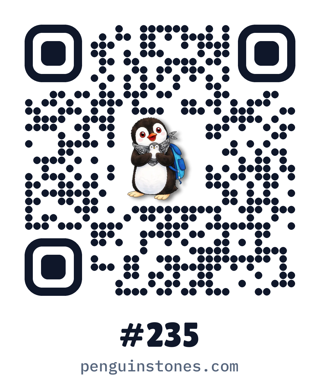 QR code of stone #235