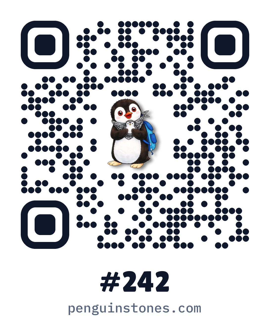 QR code of stone #242