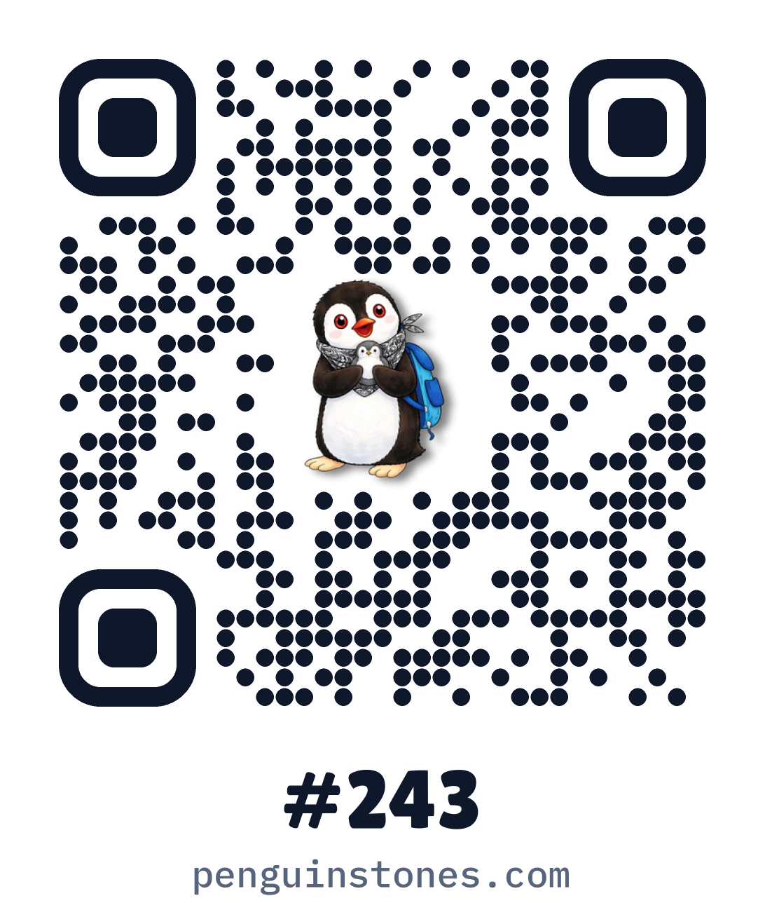 QR code of stone #243