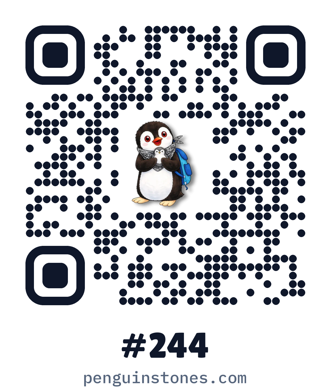 QR code of stone #244