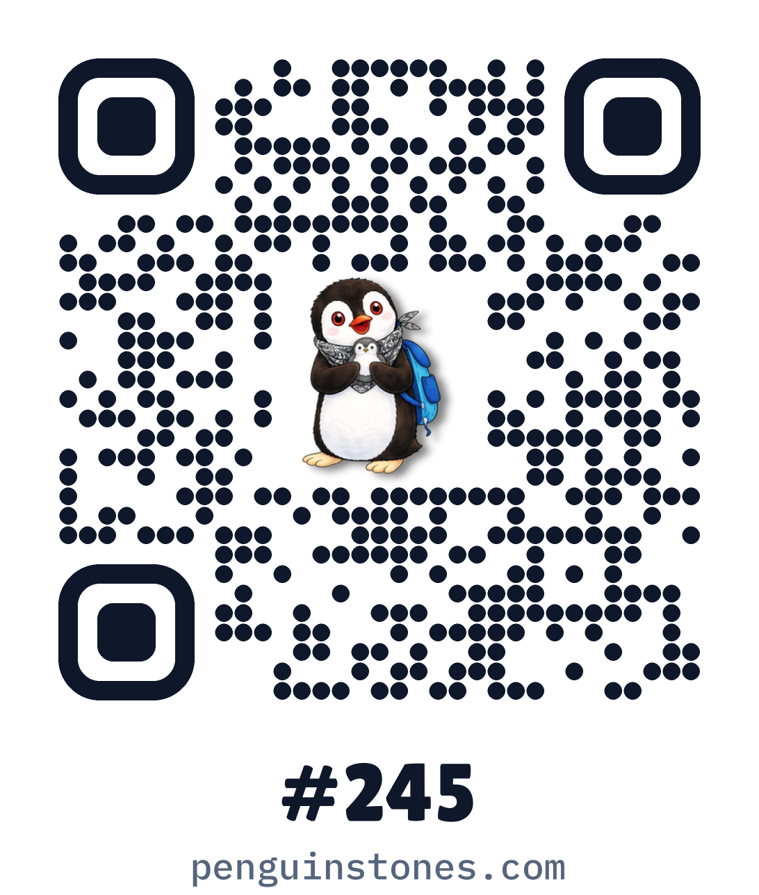 QR code of stone #245