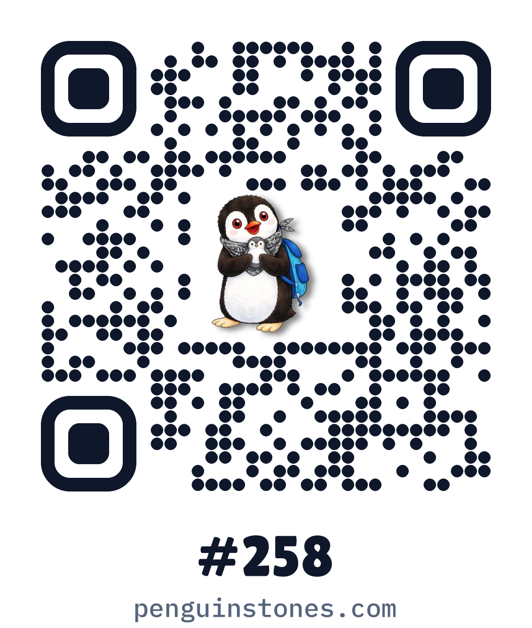 QR code of stone #258