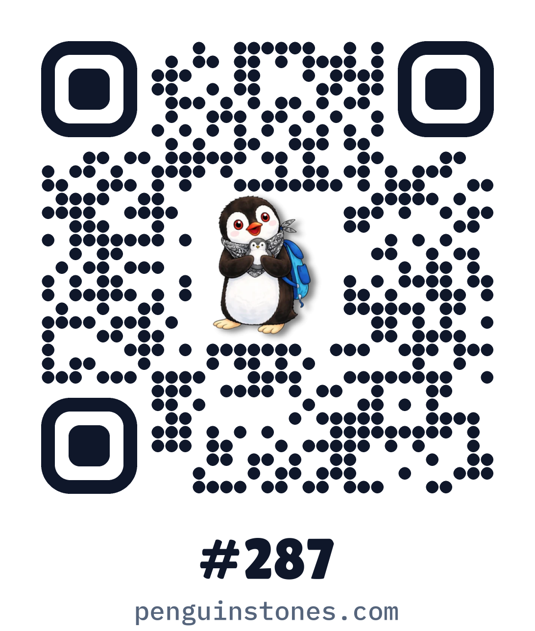 QR code of stone #287
