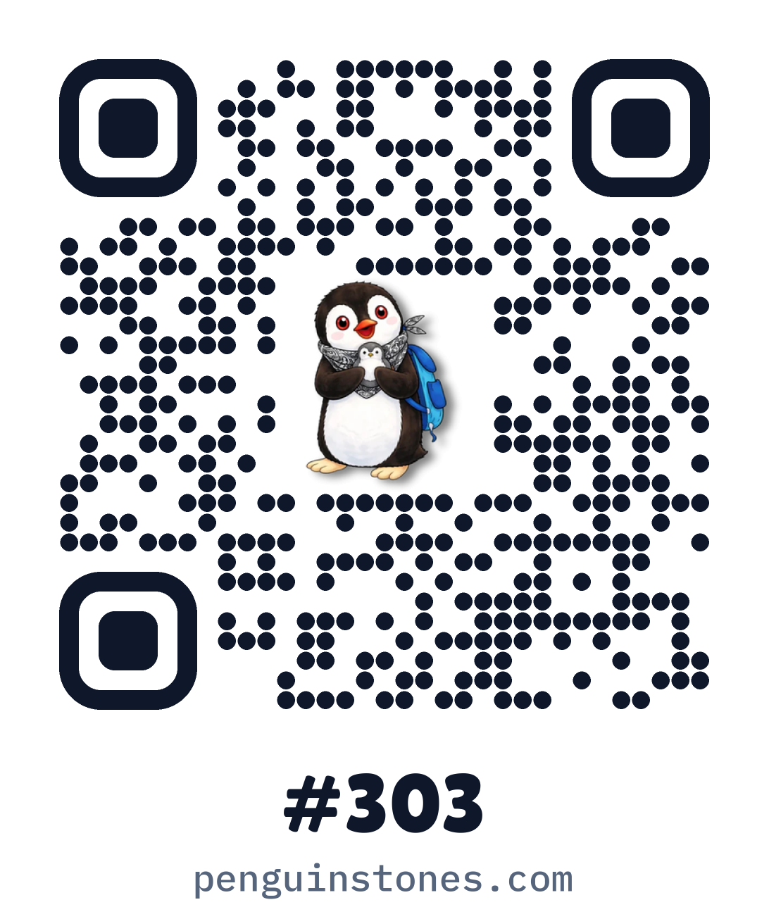 QR code of stone #303