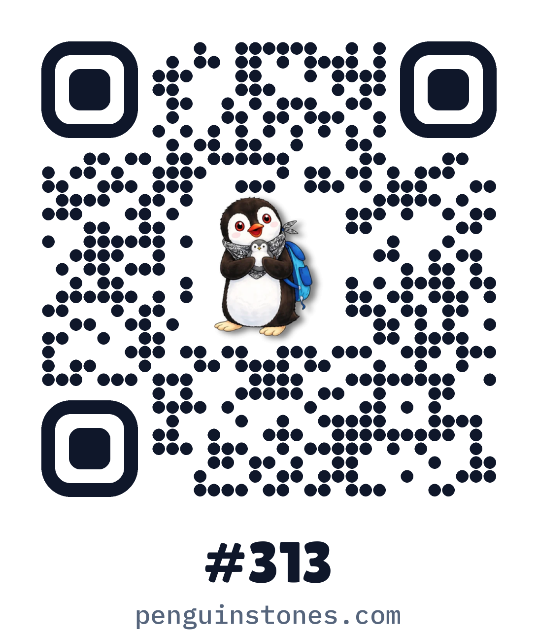 QR code of stone #313