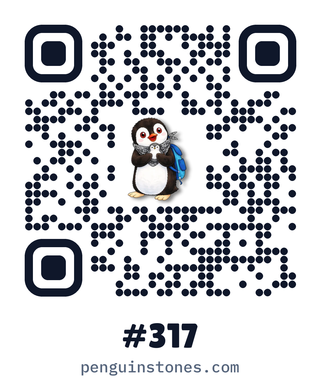 QR code of stone #317