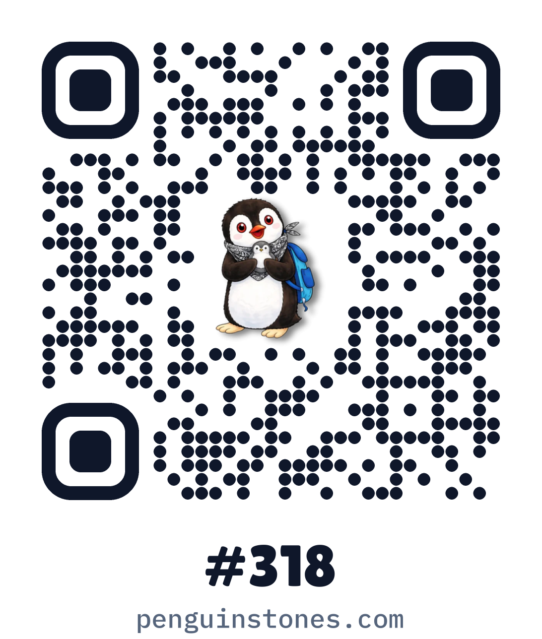 QR code of stone #318