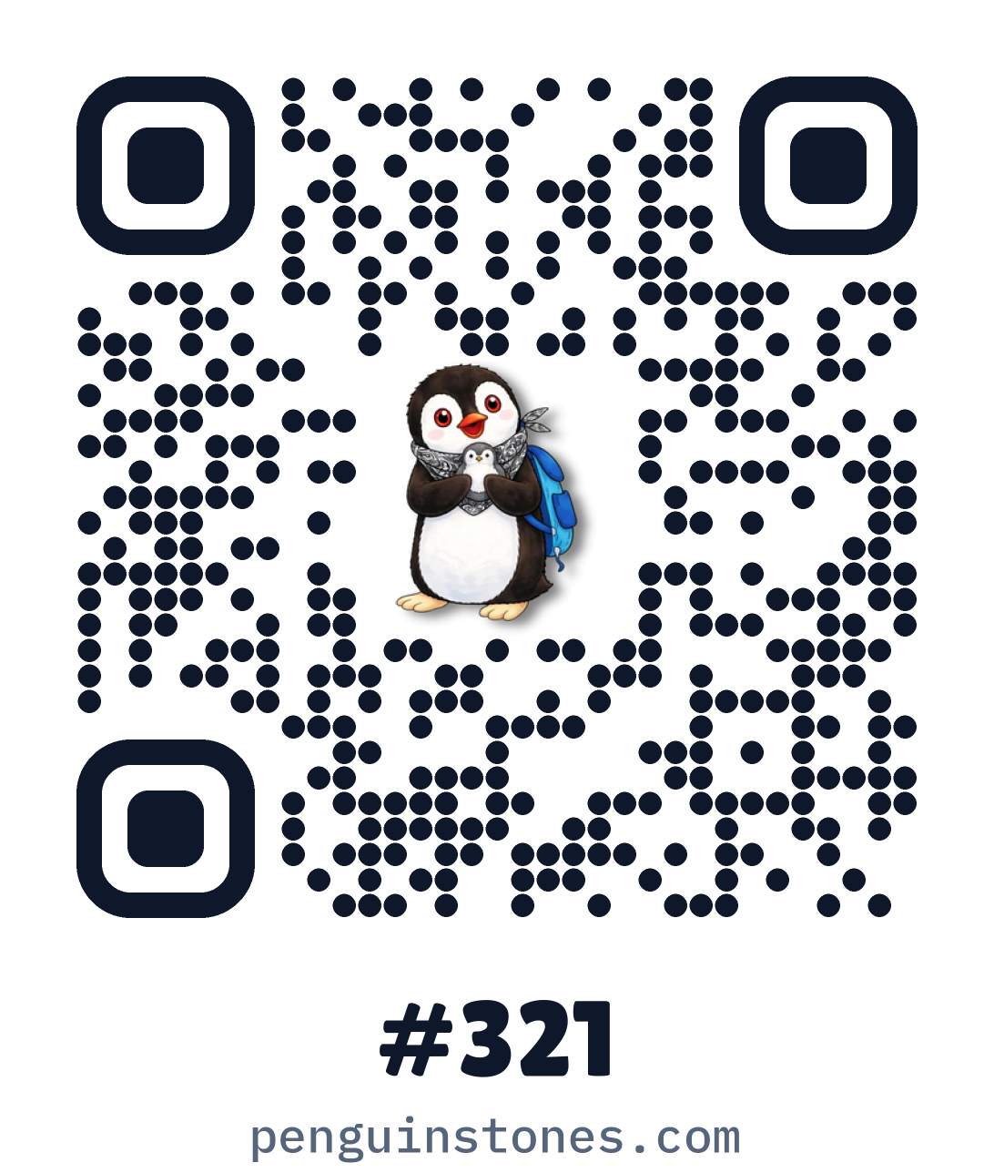 QR code of stone #321