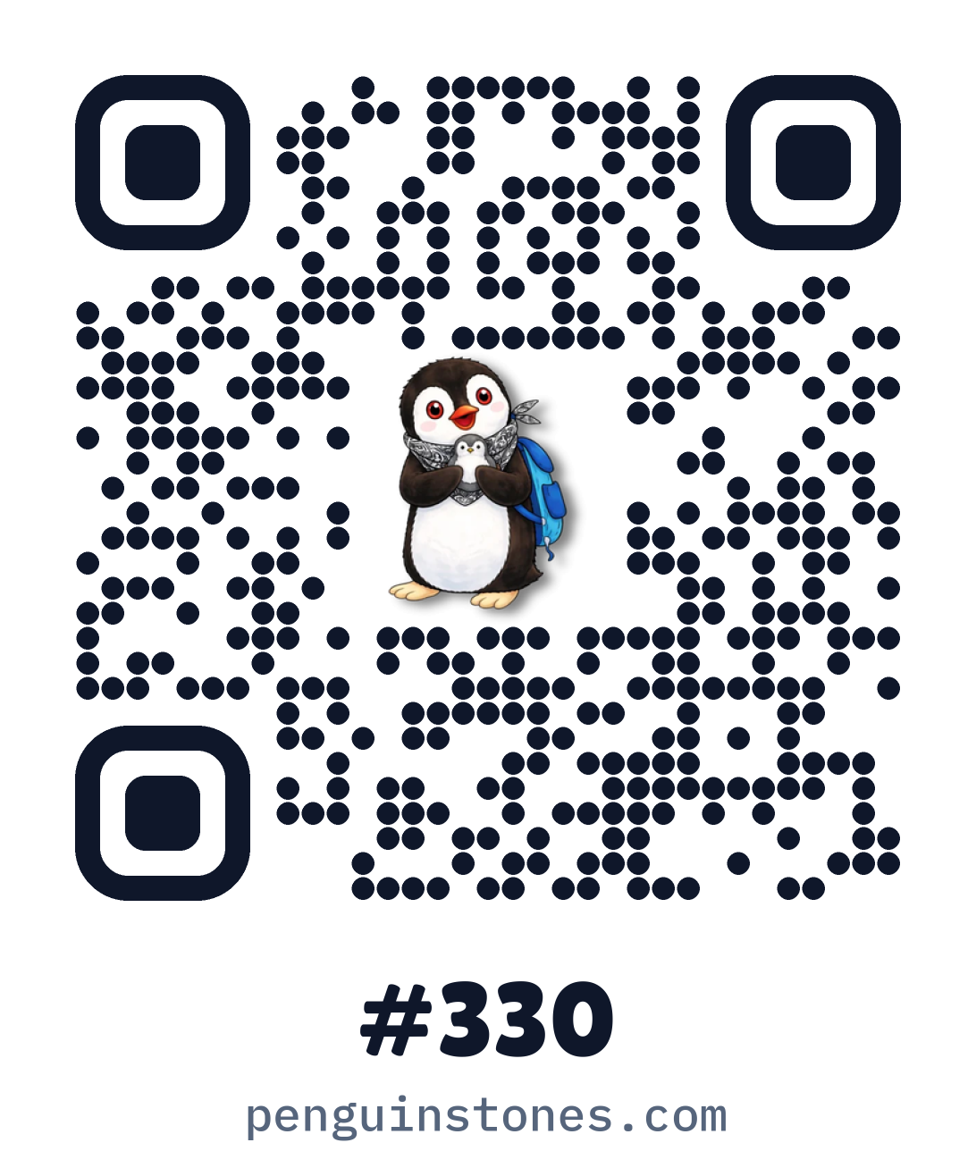 QR code of stone #330
