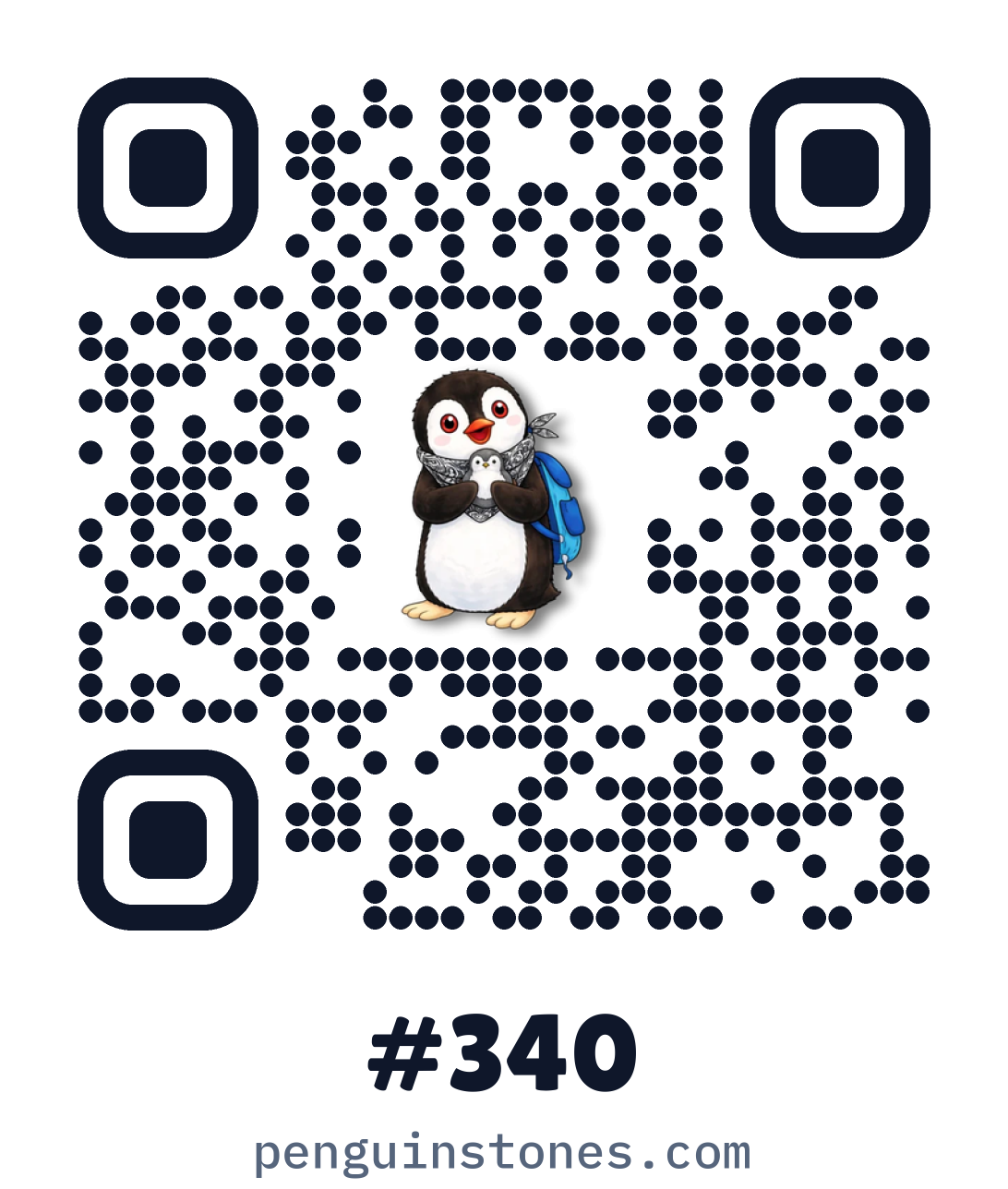 QR code of stone #340