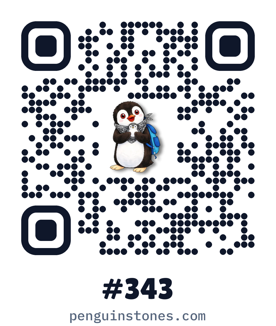 QR code of stone #343