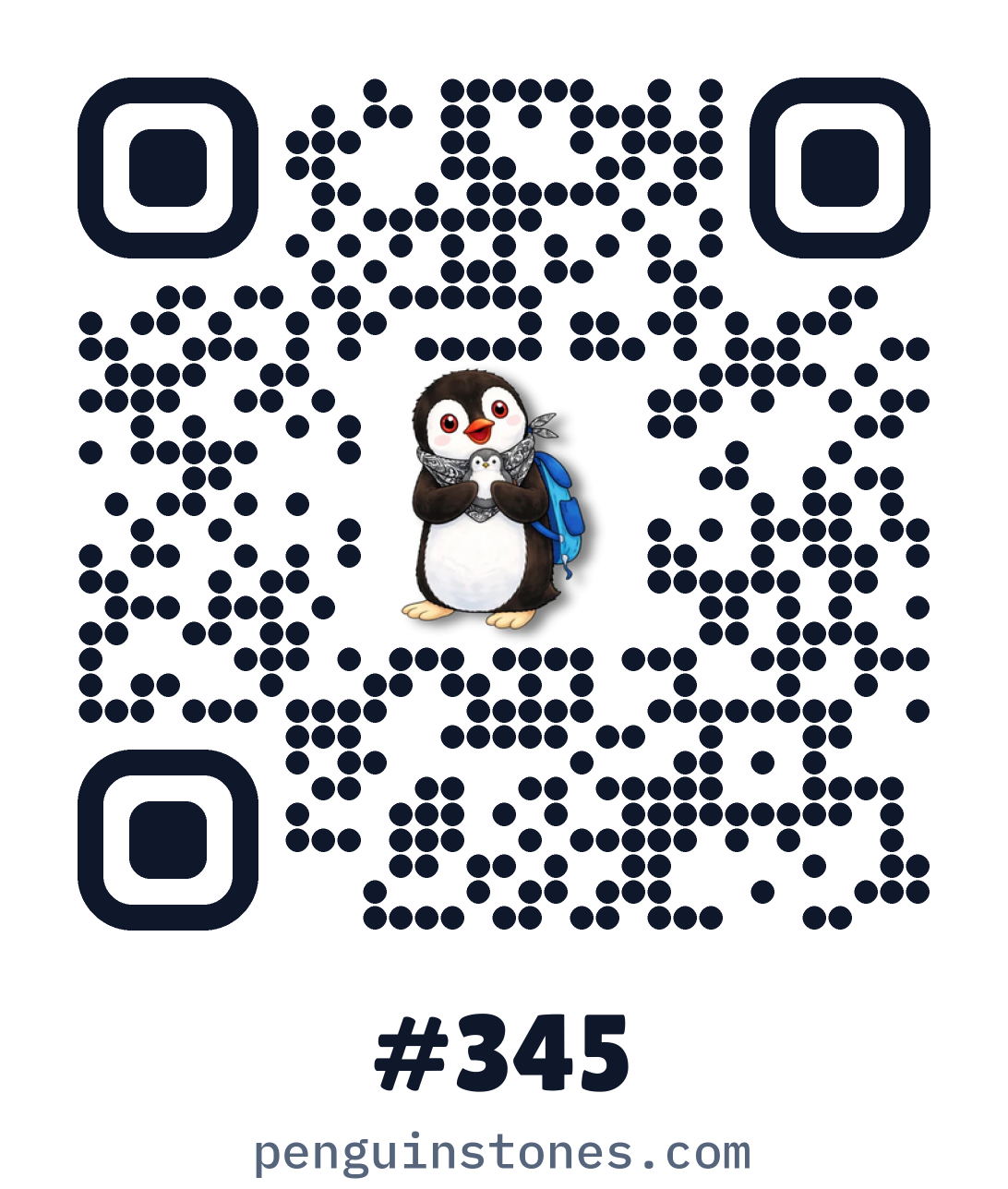 QR code of stone #345