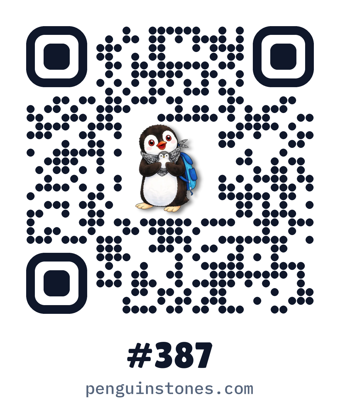 QR code of stone #387