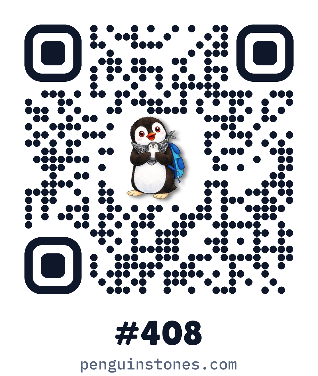 QR code of stone #408