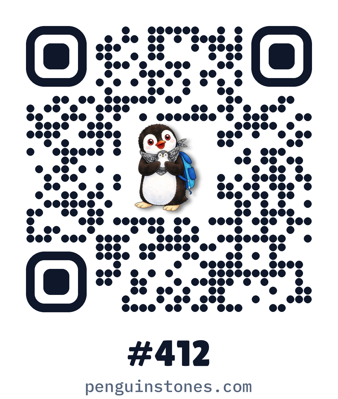 QR code of stone #412