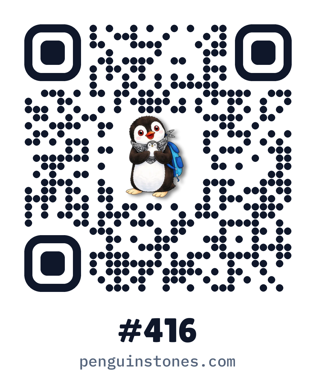 QR code of stone #416