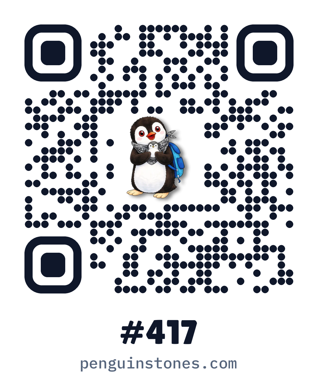QR code of stone #417