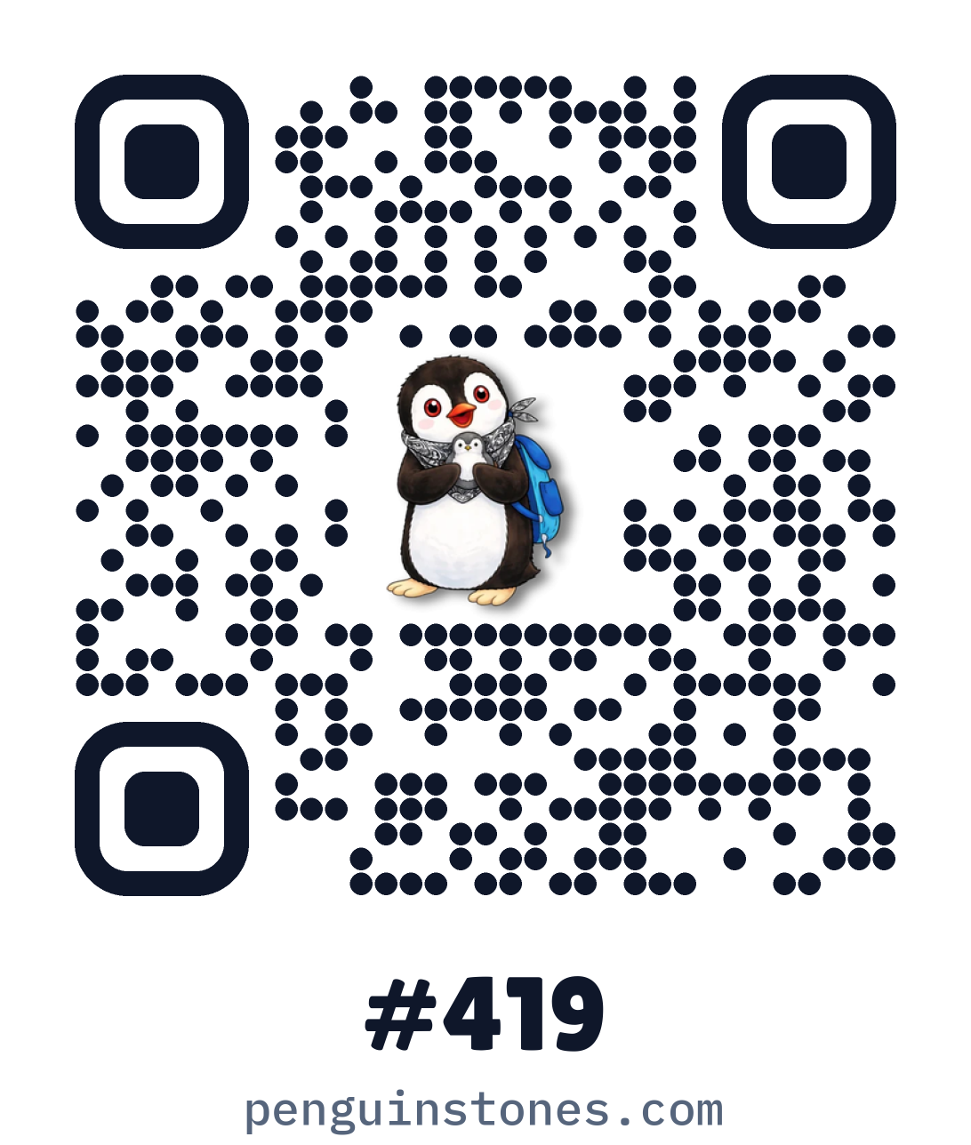 QR code of stone #419