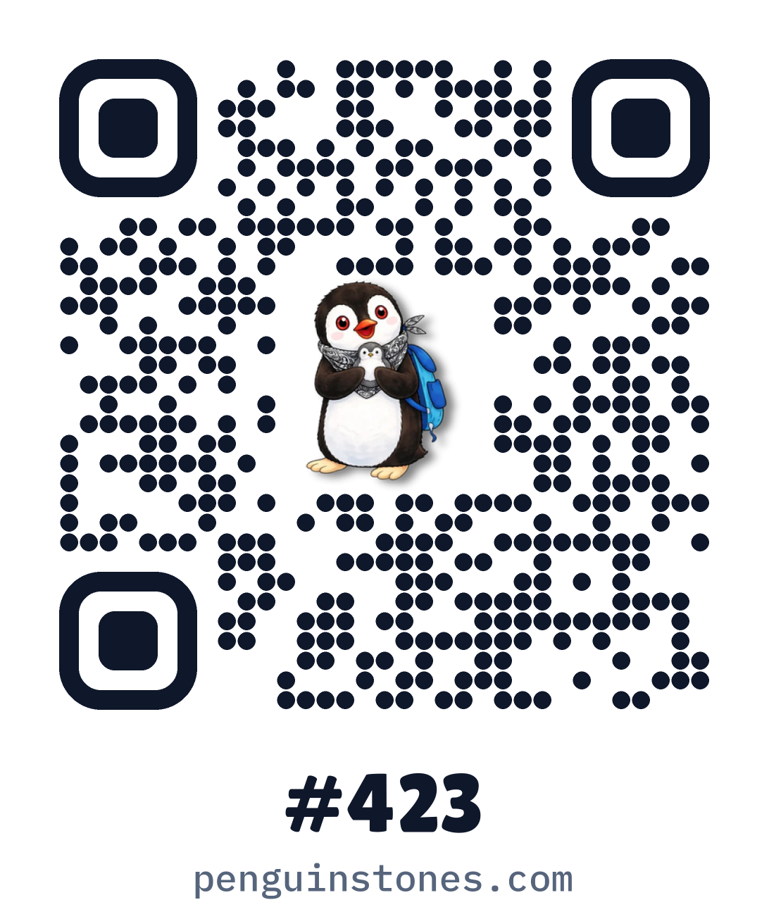 QR code of stone #423
